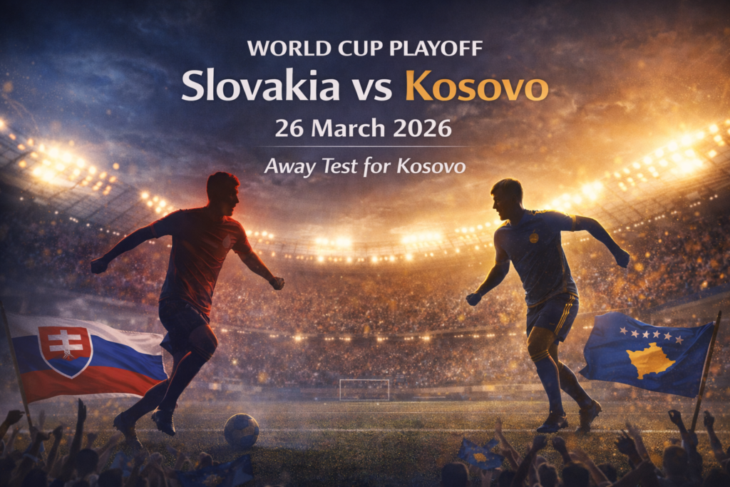 World Cup playoff Slovakia vs Kosovo